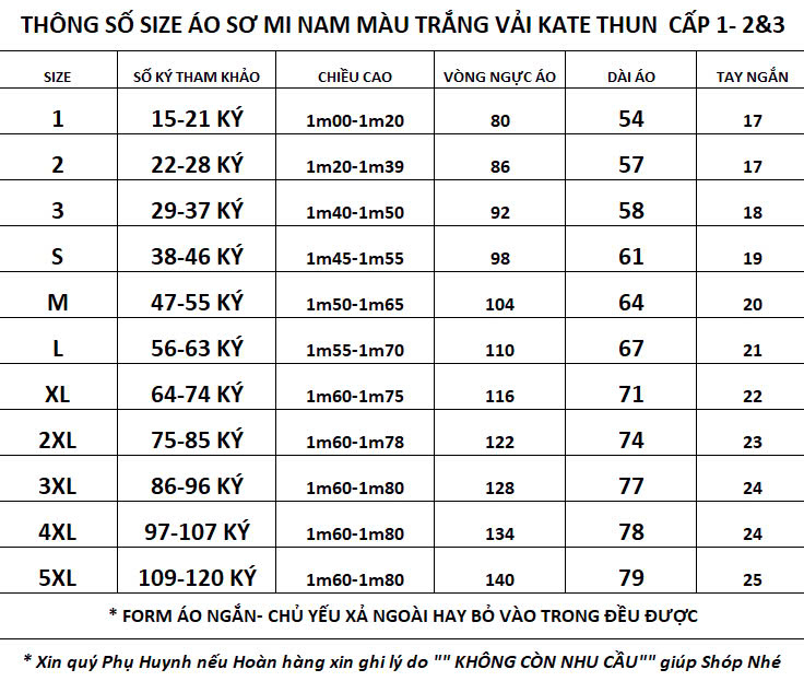 THÔNG SỐ ĐO VẠT NGANG -XẺ TÀ