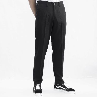 QUẦN TÂY NAM - MÀU ĐEN - VẢI KAKI THUN - CO GIÃN TỐT- DÀY MƯỢT