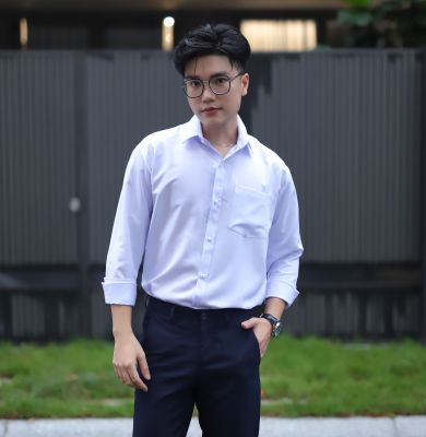 ÁO SƠ MI NAM - TAY DÀI - VẢI KATE THUN - MƯỢT MÁT