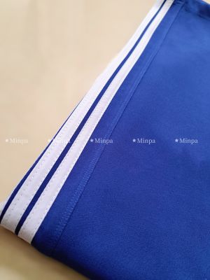 QUẦN THỂ DỤC 3 SỌC - MÀU BÍCH - VẢI POLY - CÓ GIÃN 4 CHIỀU