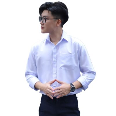 ÁO SƠ MI NAM - TAY DÀI - VẢI KATE THUN - MƯỢT MÁT