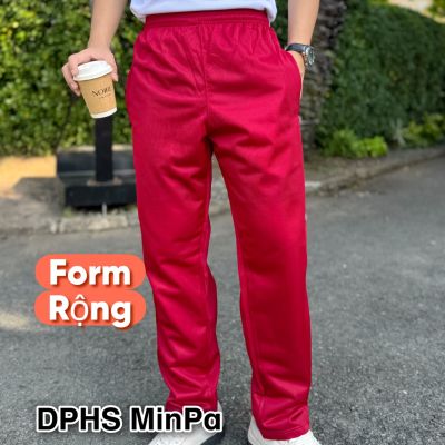 QUẦN THỂ DỤC 3 SỌC - VẢI BÓNG CÀO - ÍT CO GIÃN - FORM RỘNG - THÍCH HỢP VÙNG LẠNH