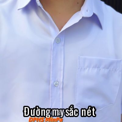 ÁO SƠ MI NAM-VẠT NGANG- XẺ TÀ