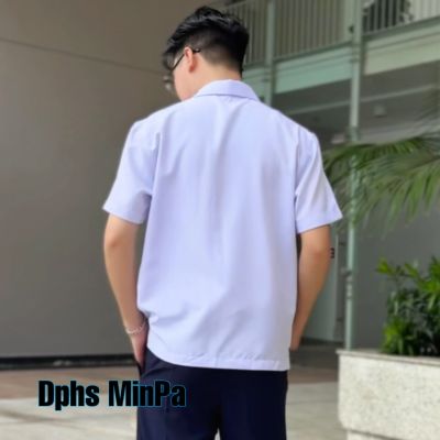 ÁO SƠ MI NAM-VẠT NGANG- XẺ TÀ