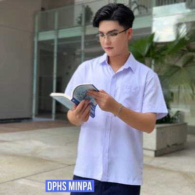 ÁO SƠ MI NAM-VẠT NGANG- XẺ TÀ