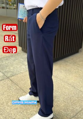 QUẦN TÂY NAM VẢI TERIN GÂN - ÍT CO GIÃN -MƯỢT MÁT