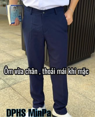 QUẦN TÂY NAM VẢI TERIN GÂN - ÍT CO GIÃN -MƯỢT MÁT