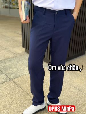 QUẦN TÂY NAM VẢI TERIN GÂN - ÍT CO GIÃN -MƯỢT MÁT