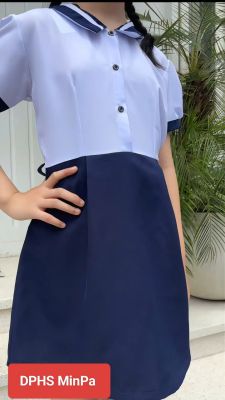 DẦM TIỂU HỌC - VẢI KATE THUN - MƯỢT MÁT - KHÔNG XÙ LÔNG