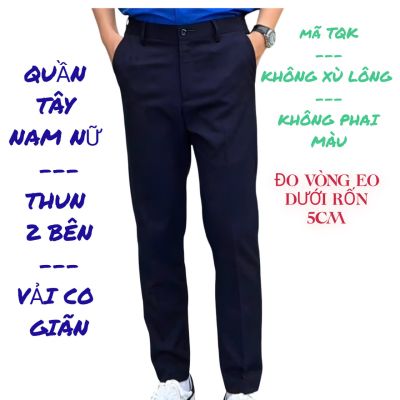 QUẦN TÂY NAM - THUN 2 BEN - VẢI KAKI THUN ATC - CO GIÃN - DÀY MƯỢT