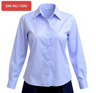 ÁO SƠ MI NỮ - TAY DÀI - VẢI KATE THUN - MƯỢT MÁT