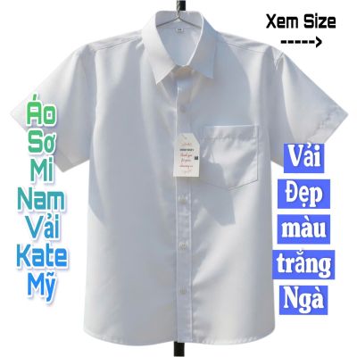 ÁO SƠ MI NAM-VẢI KATE MỸ- ÁO ĐẸP- VIP