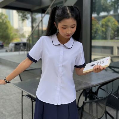 ÁO SƠ MI NỮ - CỔ LÁ SEN - VẢI KATE THUN - MƯỢT MÁT - KHÔNG XÙ LÔNG
