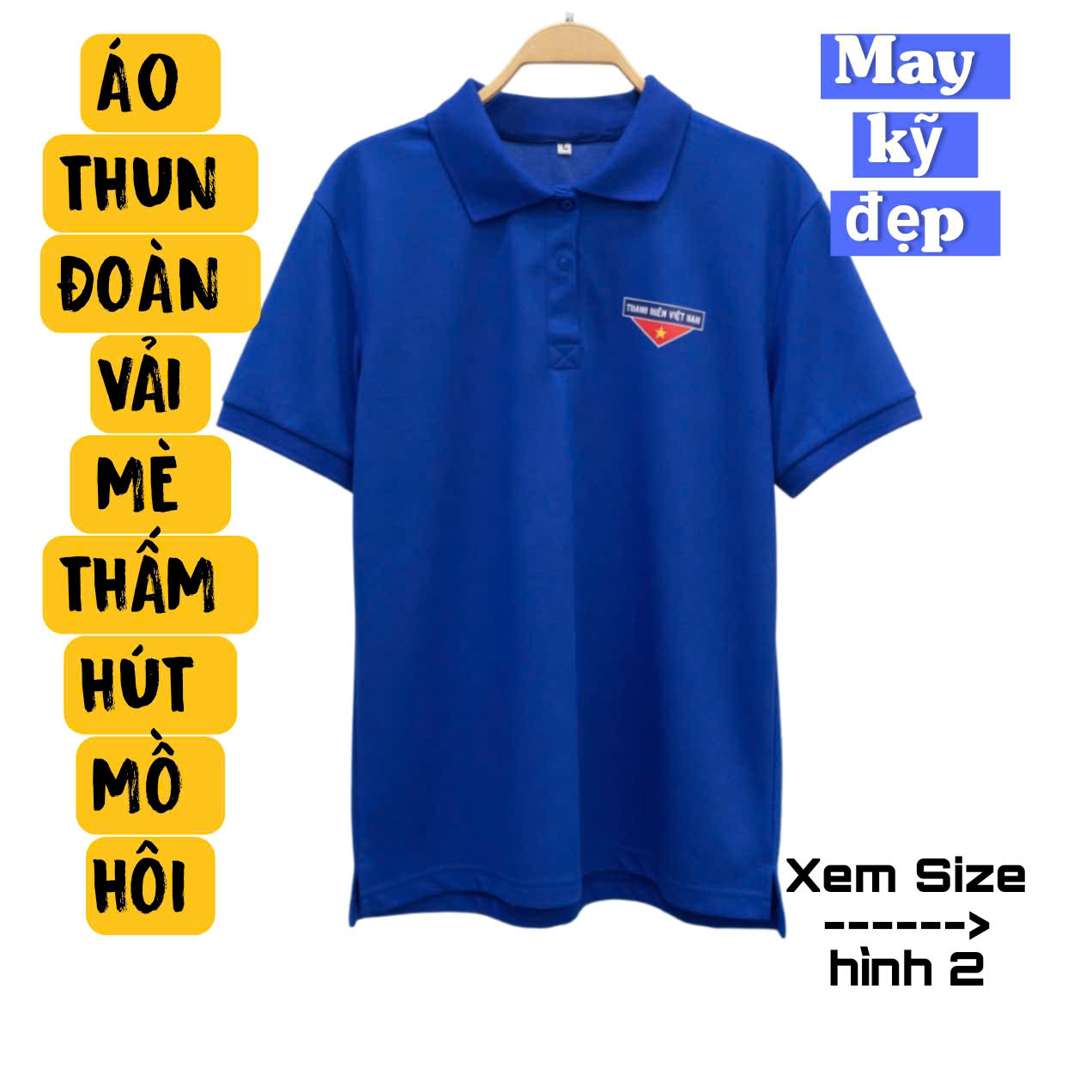 ÁO NAM - THANH NIÊN VIỆT NAM - VẢI MÈ- MỀM MÁT - THOÁNG KHÍ - KHÔNG XÙ LÔNG - CÓ SIZE TỪ 35 KÝ - 90 KÝ